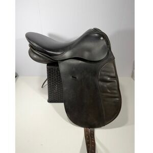 Tudor Estate Innsbruck English Jumping Saddle black Leather Made in England